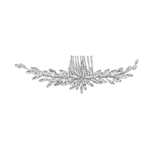 Vintage style Swarovski crystal hair comb for weddings