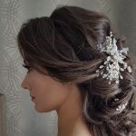 Pearl and crystal bridal haircomb