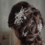 Pearl and crystal bridal Hair comb